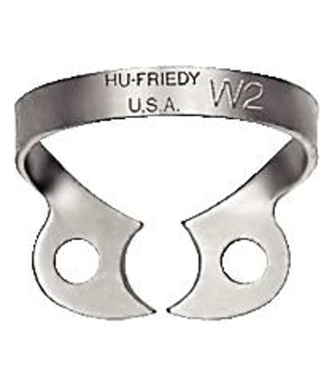 Hu-Friedy - Rubber Dam Clamp Satin Finish W2
