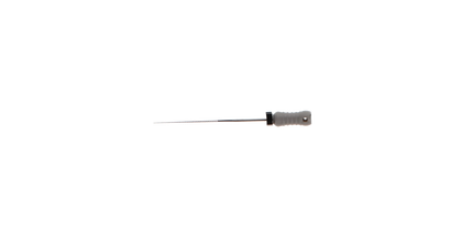 Stainless Steel K-File with Plastic Handle & Endo Stop, 31 mm, 0.02 Taper, # 8, Grey, 6/Pk, MK3108