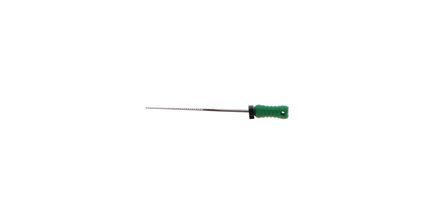 Stainless Steel K-File with Plastic Handle & Endo Stop, 31 mm, 0.02 Taper, # 35, Green, 6/Pk, MK3135
