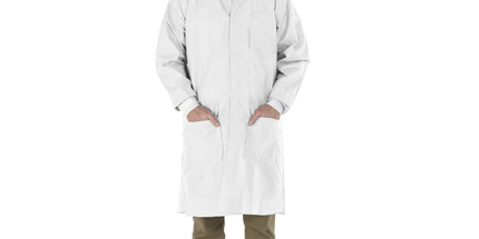 Medicom - SafeWear Hi-Perform Lab Coat White Small 12/Pk