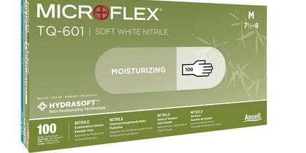 Tranquility PF Nitrile White Gloves Large 100/Bx