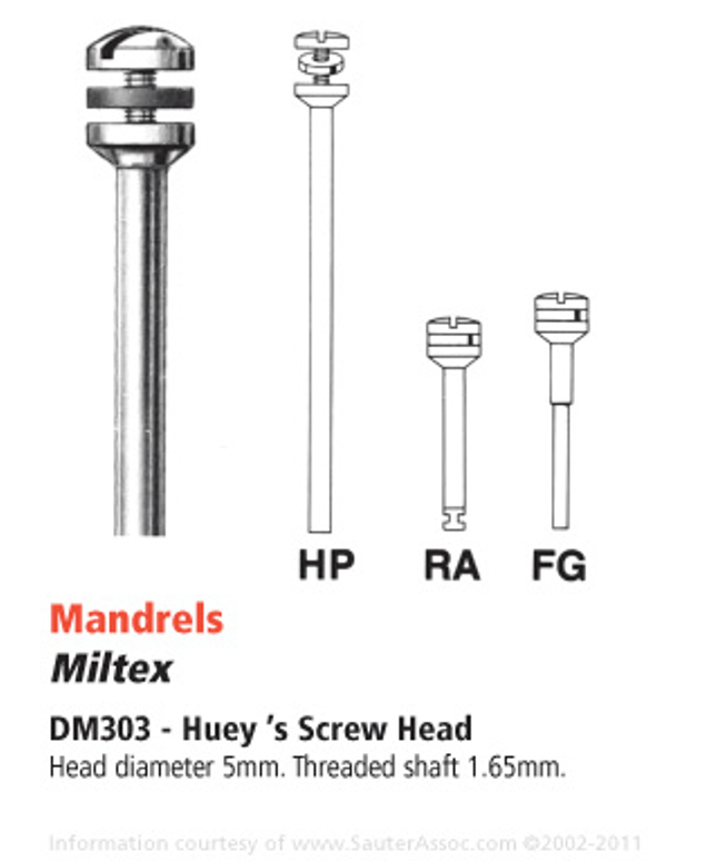 313 Pop-On Disc RA Mandrels 12/pk