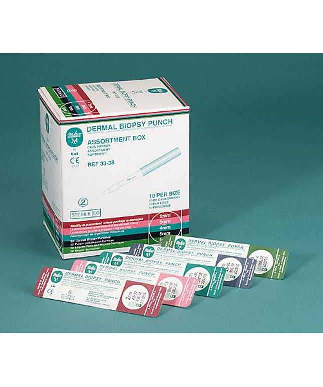 Biopsy Punch Disposable Assorted 50/Pk