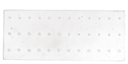 Bur Block 36 Hole FG/RA Clear Plexiglass.