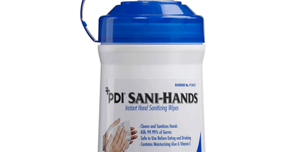PDI - Sani-Hands Instant Hand Wipes 6" x 7.5" 135/Pk