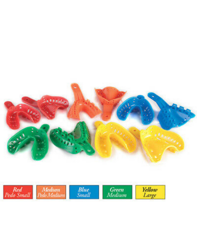 Plasdent - Excellent-Lock Trays Pedo Lower Medium 50/Pk