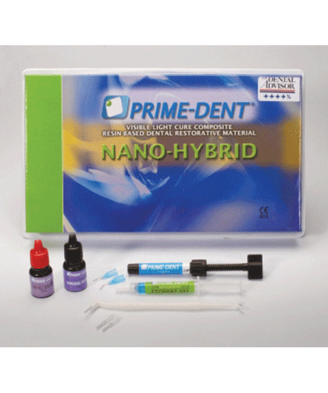 Prime-Dent - Nano-Hybrid Composite - 4.5g Refill Syringe A2, Light Cure
