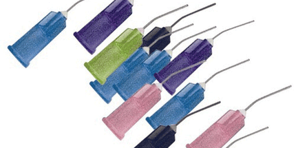 Pulpdent - Prebent Dropper Tips 22ga x 1/2" 15/Pk Black