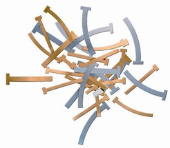 Pulpdent - T-Bands Brass Curved Narrow 100/bx