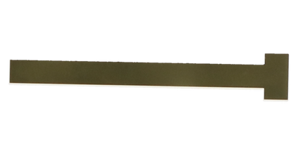 Bands, ?T? Type Brass  .002?/.05Mm Thick (Box Of 100) Straight - Narrow (5/32?)