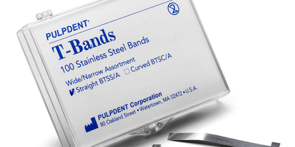 T-Bands Stainless Straight Assorted 100/Box