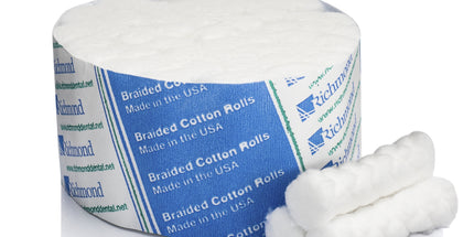 Richmond - Cotton Rolls Braided 1.5" x 3/8" Medium N/S 1.5" Economy Pak 2500/Bx