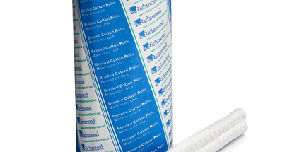 Richmond - Cotton Rolls Braided 6" x 3/8" Medium N/S 200/Bx