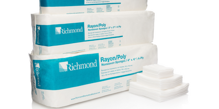 Richmond - Rayon/Poly Nonwoven Sponges N/S 2x2 4-Ply 5000/Case