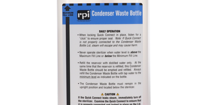 Statim Condenser Waste Bottle Kit