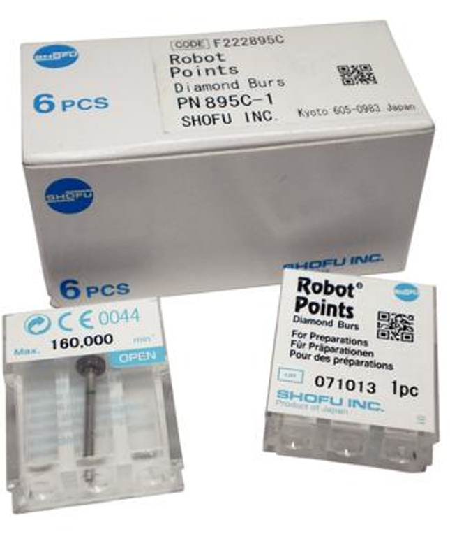 Shofu - Robot Diamond Points FG 895C Each