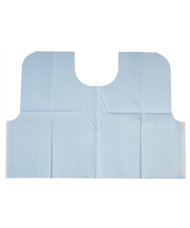 Tidi - Oral Surgery Bibs X-Large 29"x42" Blue 50/Cs
