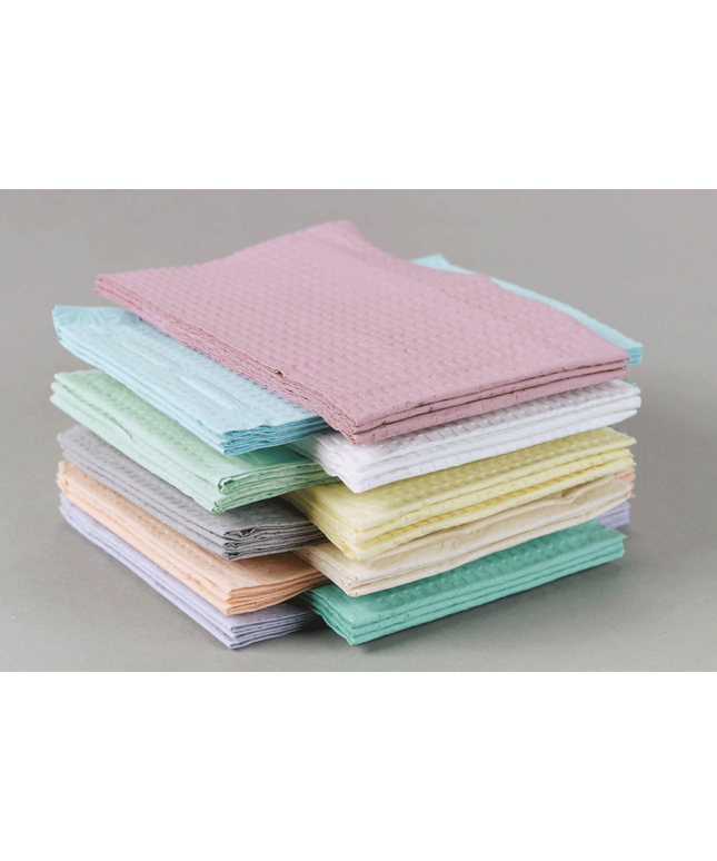 Tidi - Bib 13''x18'' 2+1 Ply 500/Cs Green