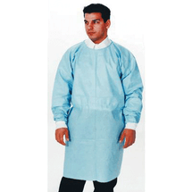 ValuMax - Dual Fabric Cover Gown Knit Cuff 10/Pk Regular Blue