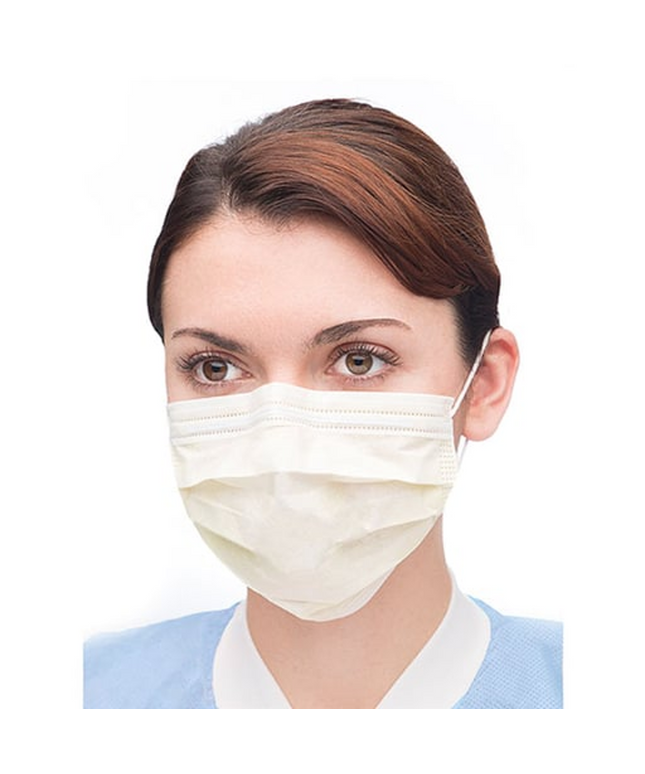 ValuMax - Extra-Safe Sensitive Earloop Mask Yellow 50/Box