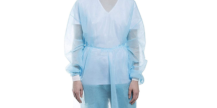 Valumax - Isolation Gowns Knit Cuff Blue 50/Cs