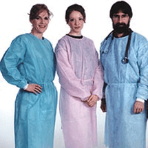 Valumax - Isolation Gowns Knit Cuff Yellow 50/Cs
