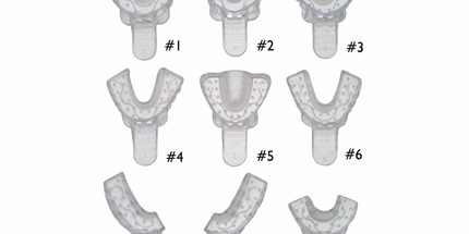 Vista - Plastic Impression Tray #1 Lg/Upper 12/Pk