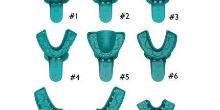 Vista - Plastic Impression Tray #2 Lg/Lower 12/Pk