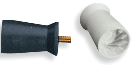 Young - Turbo Prophy Cups Screw Type Soft Gray 144/Pk