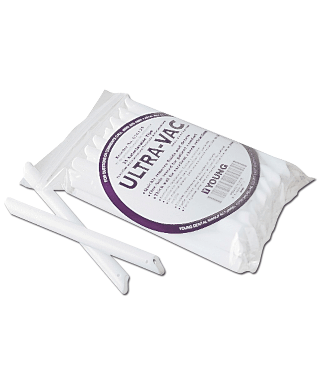 Young - Ultra-Vac High Volume Evacuation Tips Vented 25/Pk