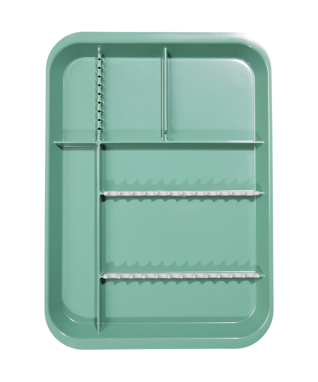 Zirc - B-Lok Divided Tray Green