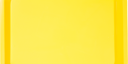 Zirc - B-Lok Flat Tray Yellow