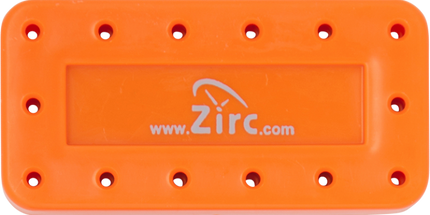 Zirc - Bur Block 14 Hole Vibrant Orange