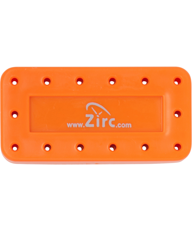 Zirc - Bur Block 14 Hole Vibrant Orange