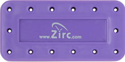 Zirc - Bur Block 14 Hole Vibrant Purple