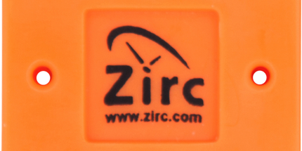 Zirc - Magnetic Bur Block, 8-Hole, Neon Orange, 1/Pk, 50Z400Q