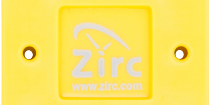 Zirc - Bur Block 8 Hole Vibrant Yellow