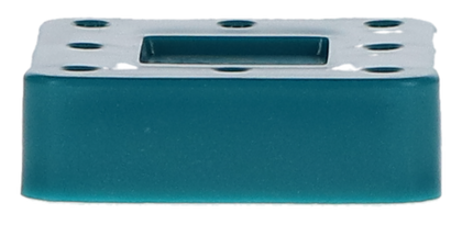 Zirc - Bur Block 8 Hole Teal