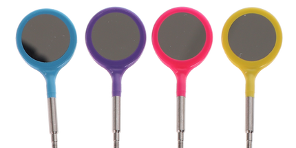 Crystal Mirror Double Sided #4 CS Neon Assorted 4/Pk