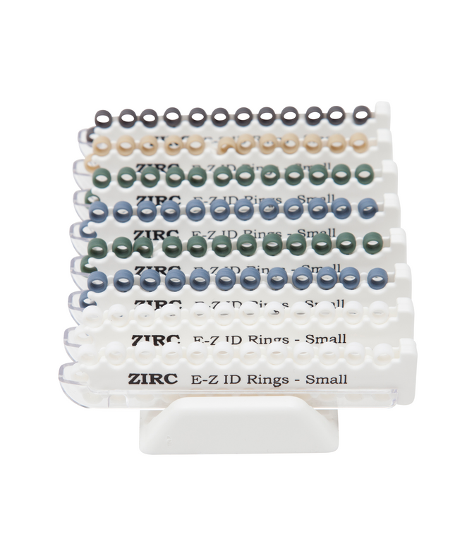Zirc - EZ ID Instrument Rings Classic Small 200/Pk