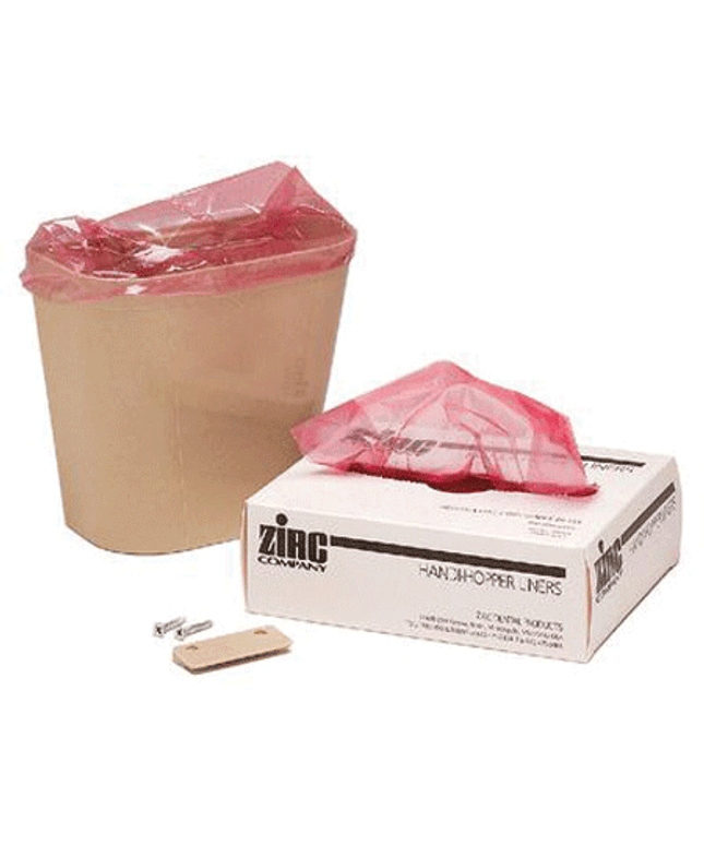 Zirc - Handi-Hopper Liners Red 100/Bx