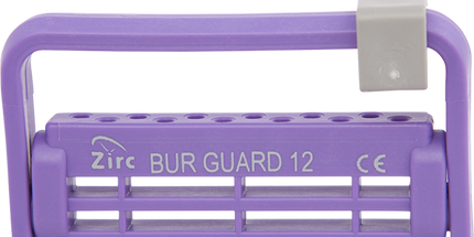Zirc - Steri Bur Guard 12 Hole Neon Purple Ea