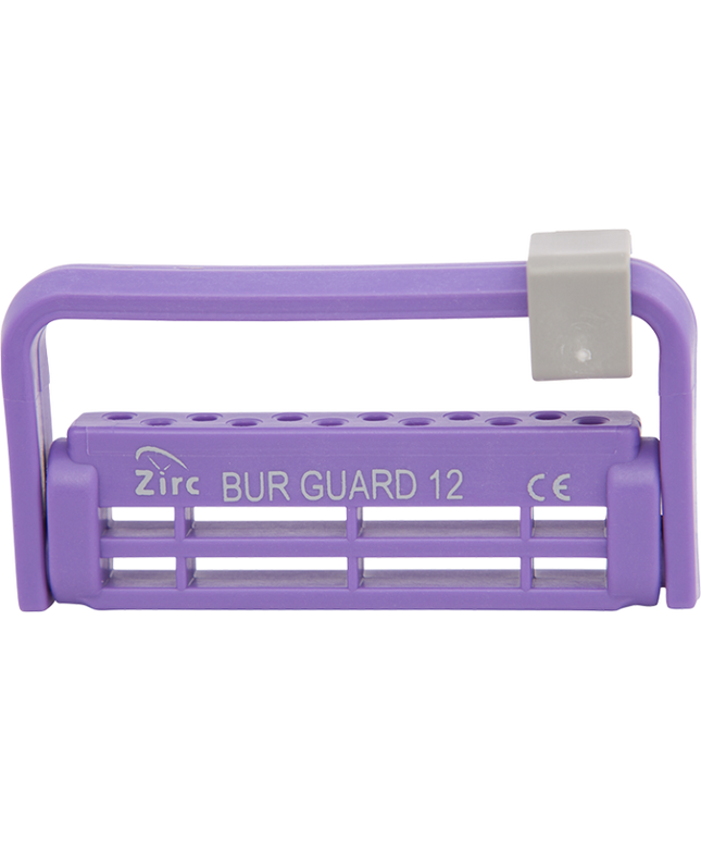 Zirc - Steri Bur Guard 12 Hole Neon Purple Ea
