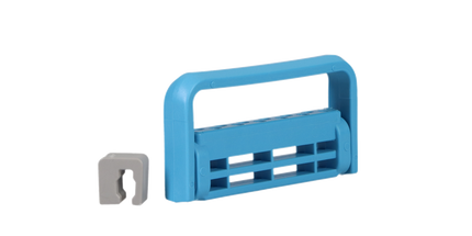 Zirc - Steri-Bur Guard 12 Hole Neon Blue Ea