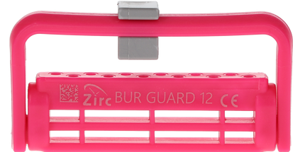 Steri-Bur Guard 12 Hole Neon Pink Ea