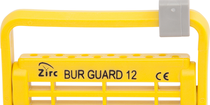 Steri-Bur Guard 12 Hole Neon Yellow Ea