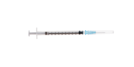 Slip tip Tuberculon 1mL Syringe w/ Needle 25gx5/8" 100/Box