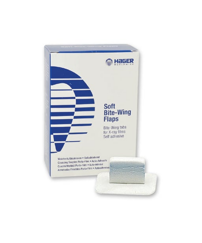 Hager - Softi-Flaps Foam Bite-Wing Tabs For Exact Positioning, Box Of 500