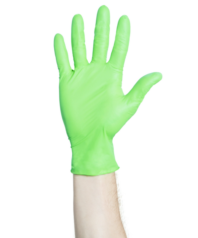 Flexaprene Green Gloves X-Large 180/Bx