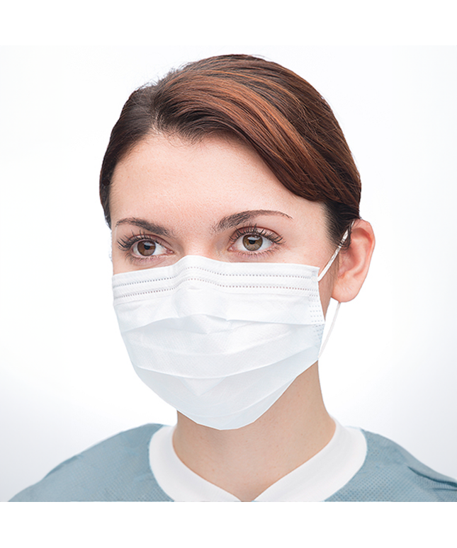 Valumax - Ultra 3-in-1 Earloop Mask 50/Bx White